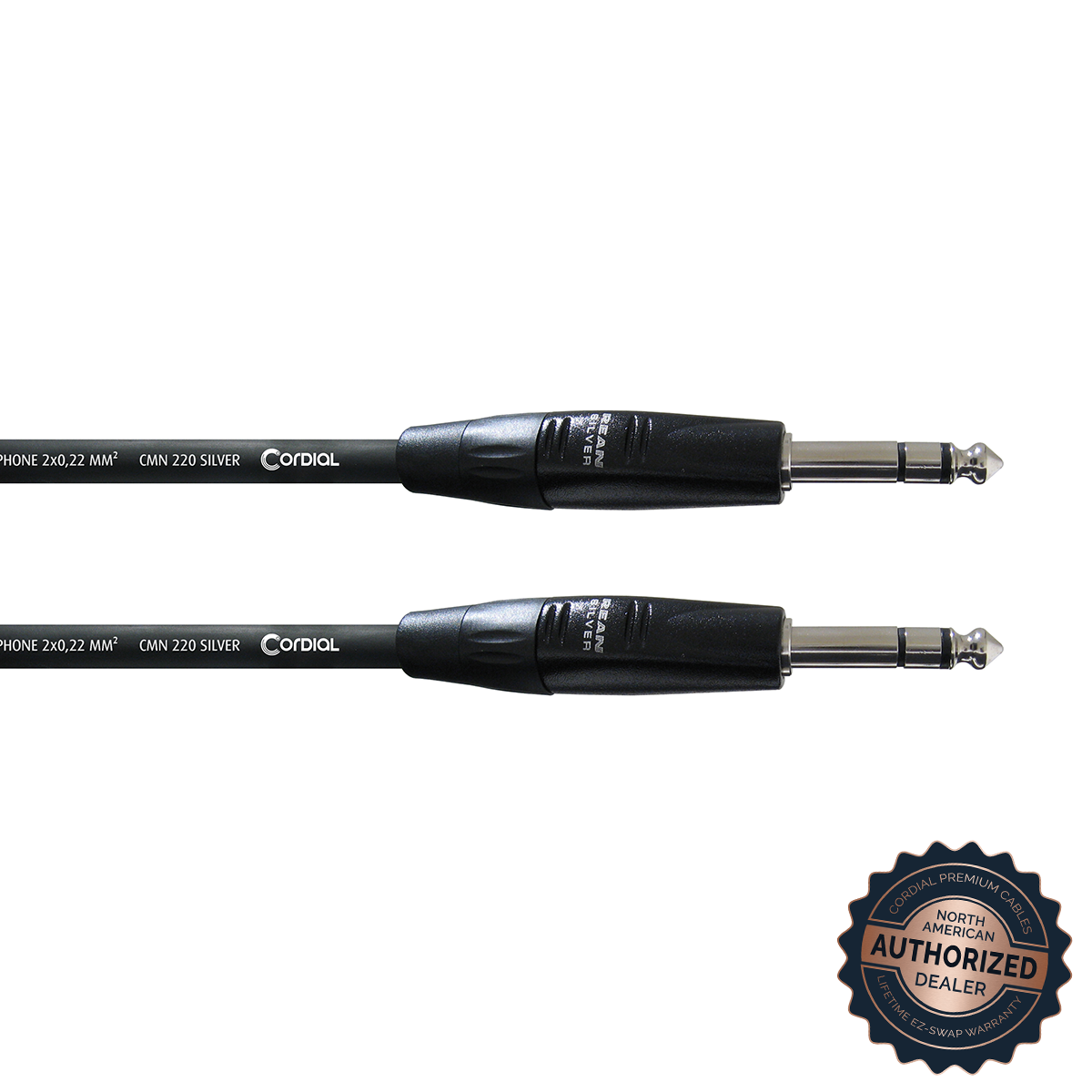 Cordial Balanced Line Cable; 3ft.

CIM 0.9 VV

1/4" TRS Male to 1/4" TRS Male; 3ft. 