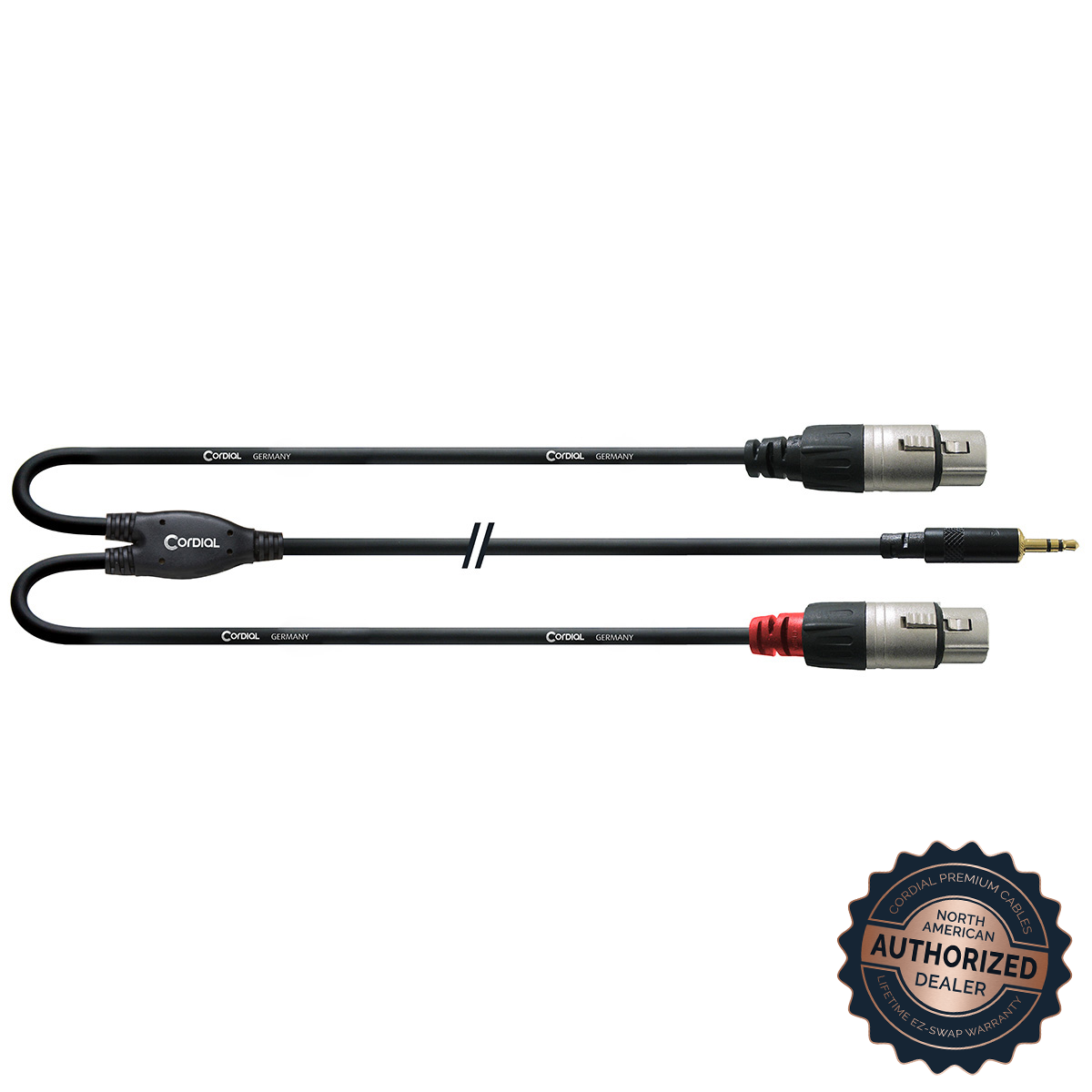 Cordial Balanced Y-Adapter; 10ft.

SKU: CFY 3 WFF

1/8" TRS Male to (2x) XLR Female, Long Tail/Short Split, 10ft. 