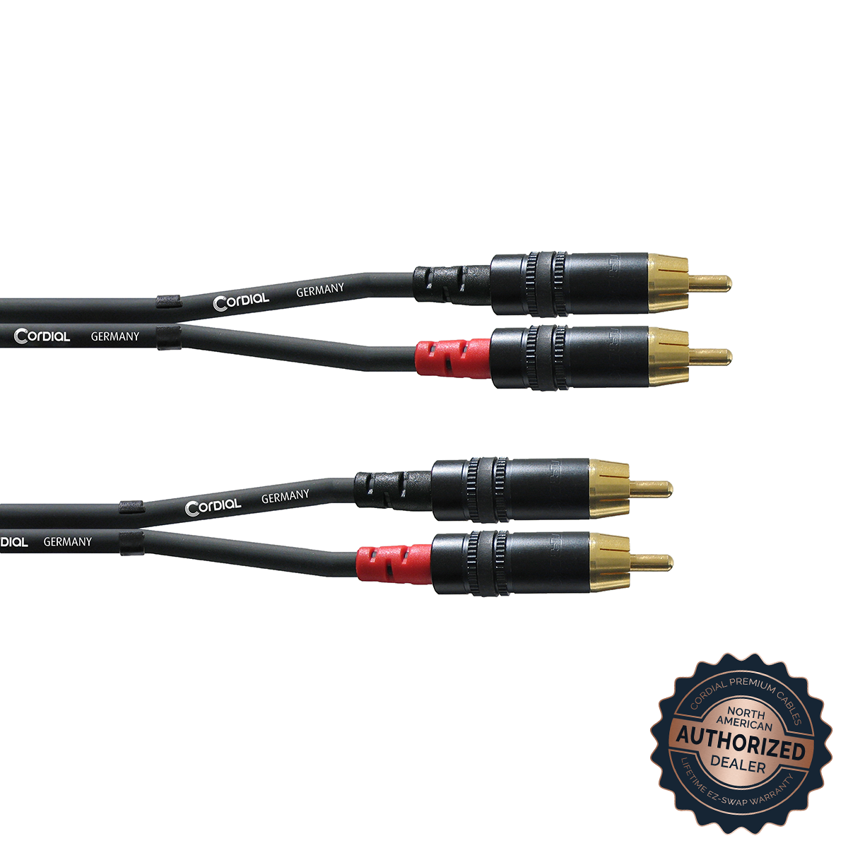 Cordial Unbalanced Dual-Mono Cable; 3ft.

CFU 0.9 CC

(2x) RCA Male to (2x) RCA Male; 3ft