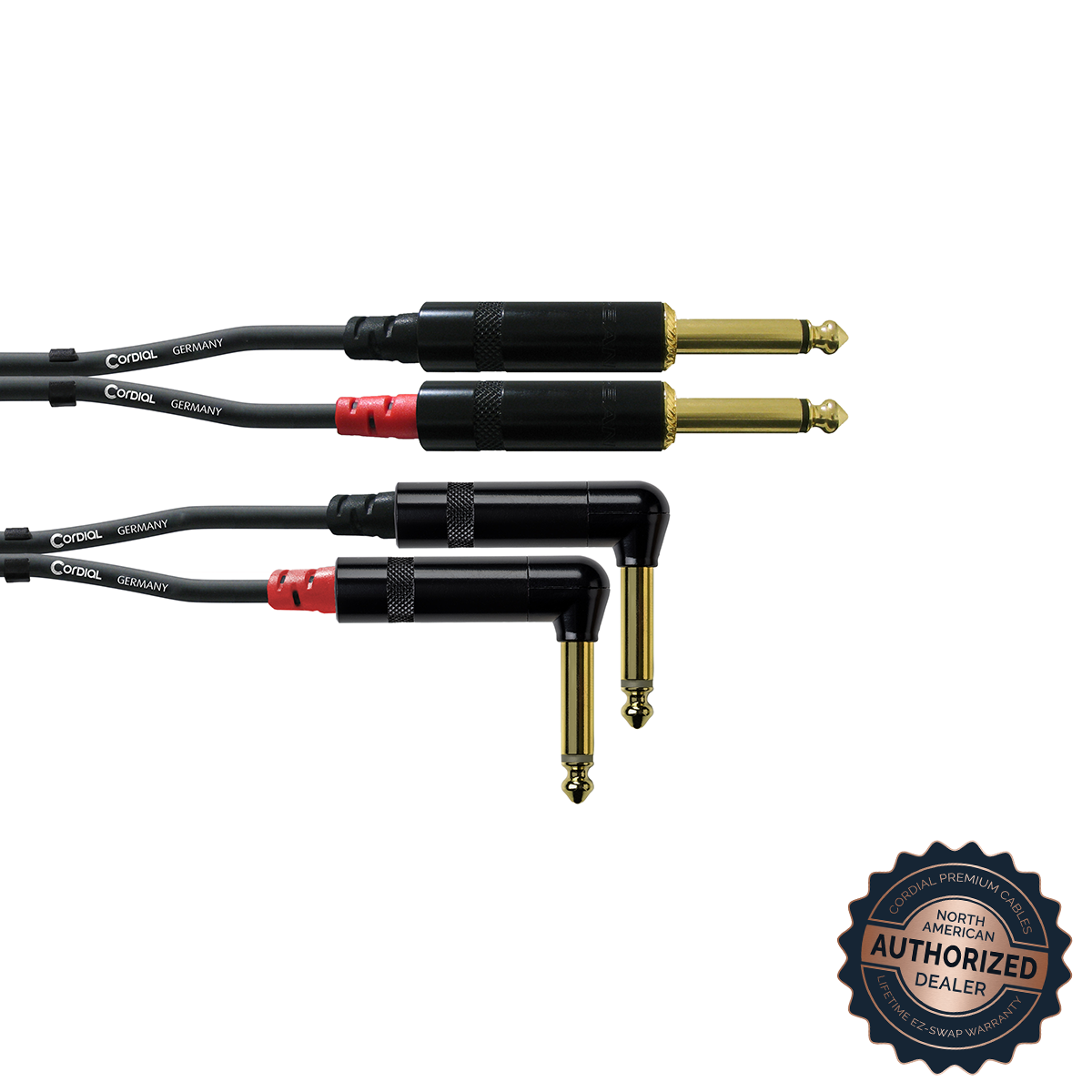 Cordial ESSENTIALS Unbalanced Dual-Mono Cable; 5ft.

SKU: CFU 1.5 PR

(2x) 1/4" TS Male to (2x) 1/4" TS Male Right-Angle; 5ft. 