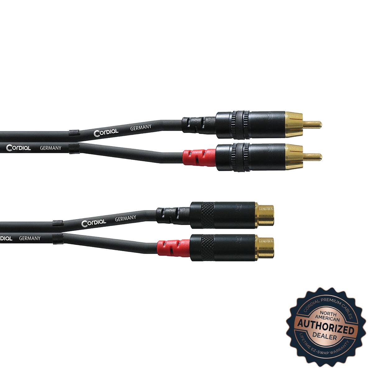 Cordial ESSENTIALS Unbalanced Dual-Mono Cable; 10ft.

SKU: CFU 3 CE

(2x) RCA Male to (2x) RCA Female; 10ft. 