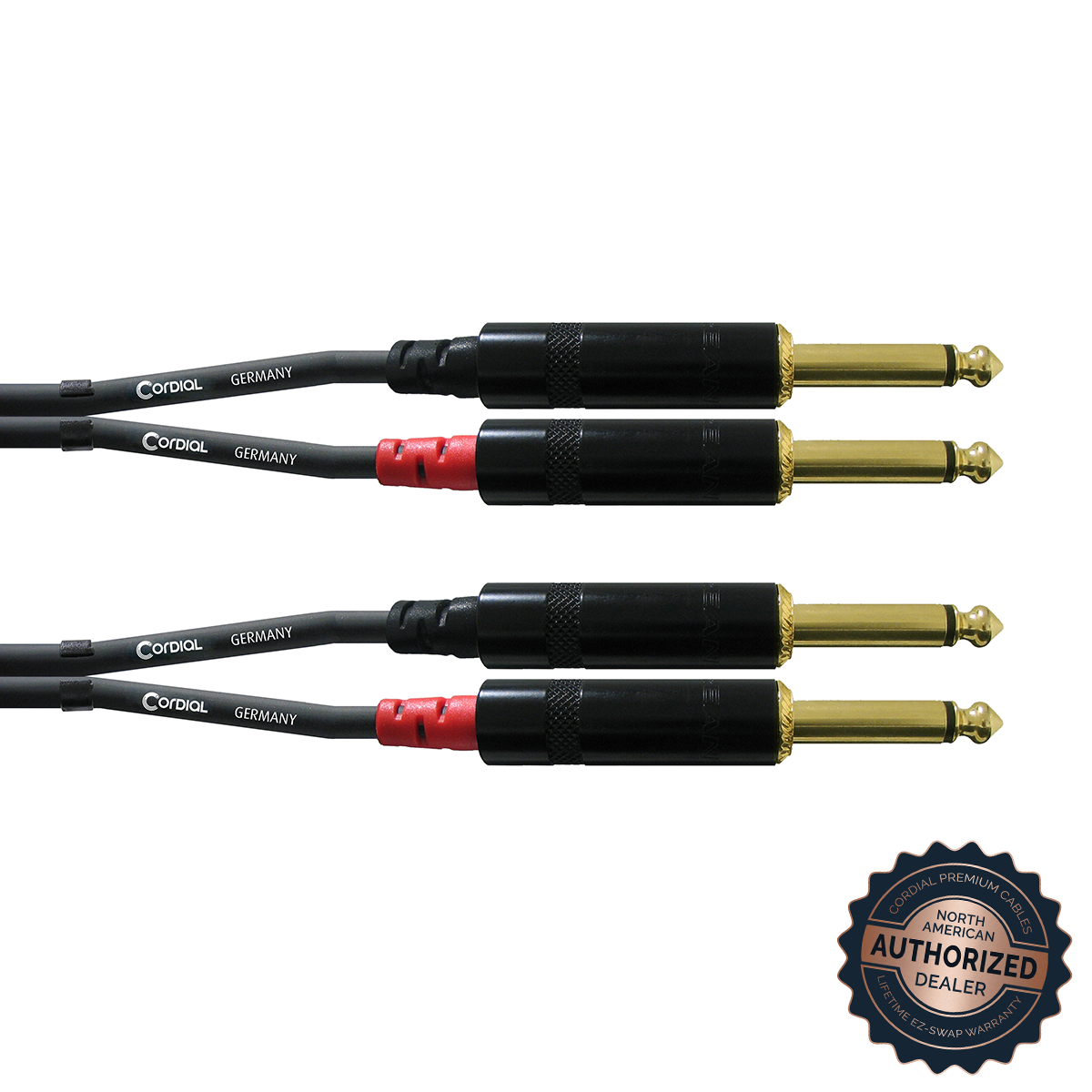Cordial Unbalanced Dual-Mono Cable; 5ft.

CFU 1.5 PP

(2x) 1/4" TS Male to (2x) 1/4" TS Male; 5ft. 